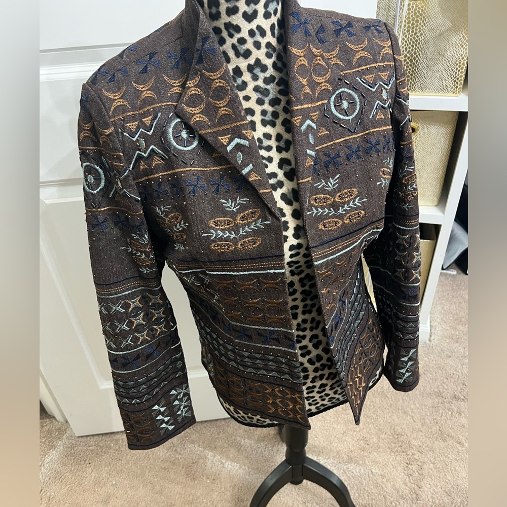 Coldwater Creek Embroidered Jacket